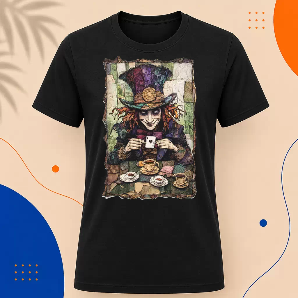 Pánské tričko - Kloboučníkův čaj – Hatter’s Tea Time